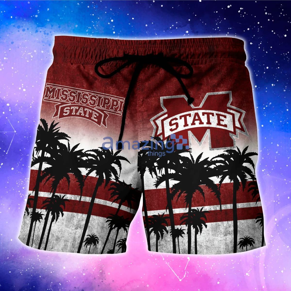 Mississippi State Bulldogs Trending Hawaiian Shirt And Shorts For Fans image Mississippi State Bulldogs Trending Hawaiian Shirt And Shorts For Fans Product Photo 4