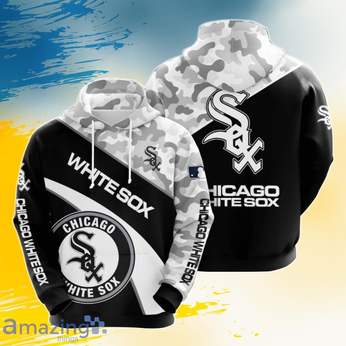 Chicago White Sox Hoodie 3D Camo