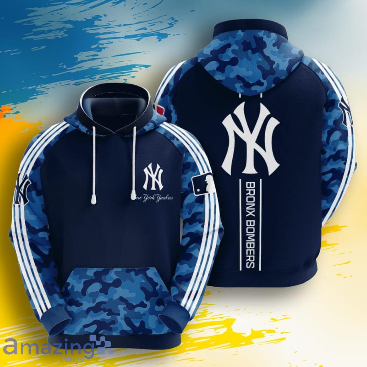 MLB Genuine Merchandise New York Yankees Bronx Bombers Long Sleeve Shirt  Size M