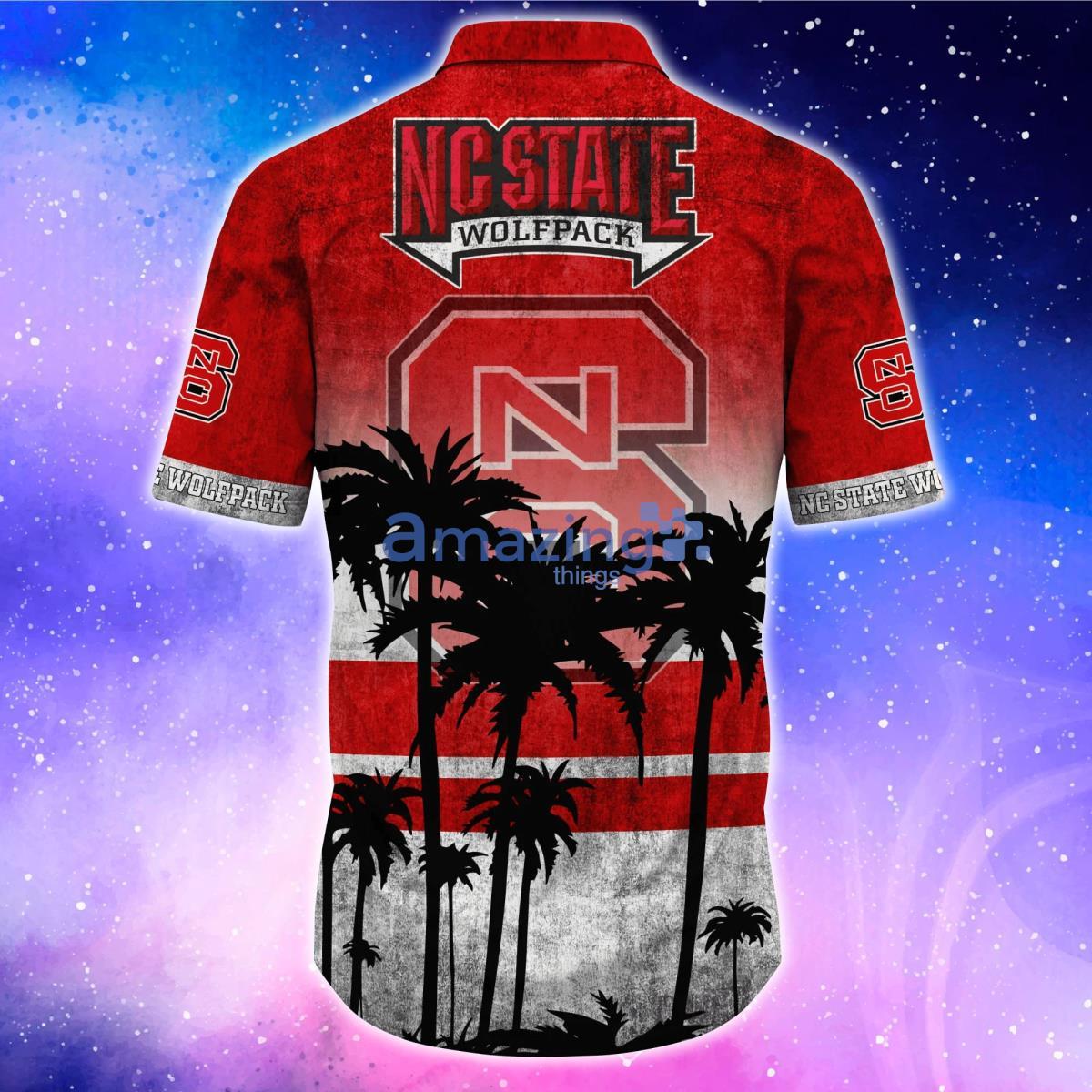 NC State Wolfpack Trending Hawaiian Shirt And Shorts For Fans image NC State Wolfpack Trending Hawaiian Shirt And Shorts For Fans Product Photo 3