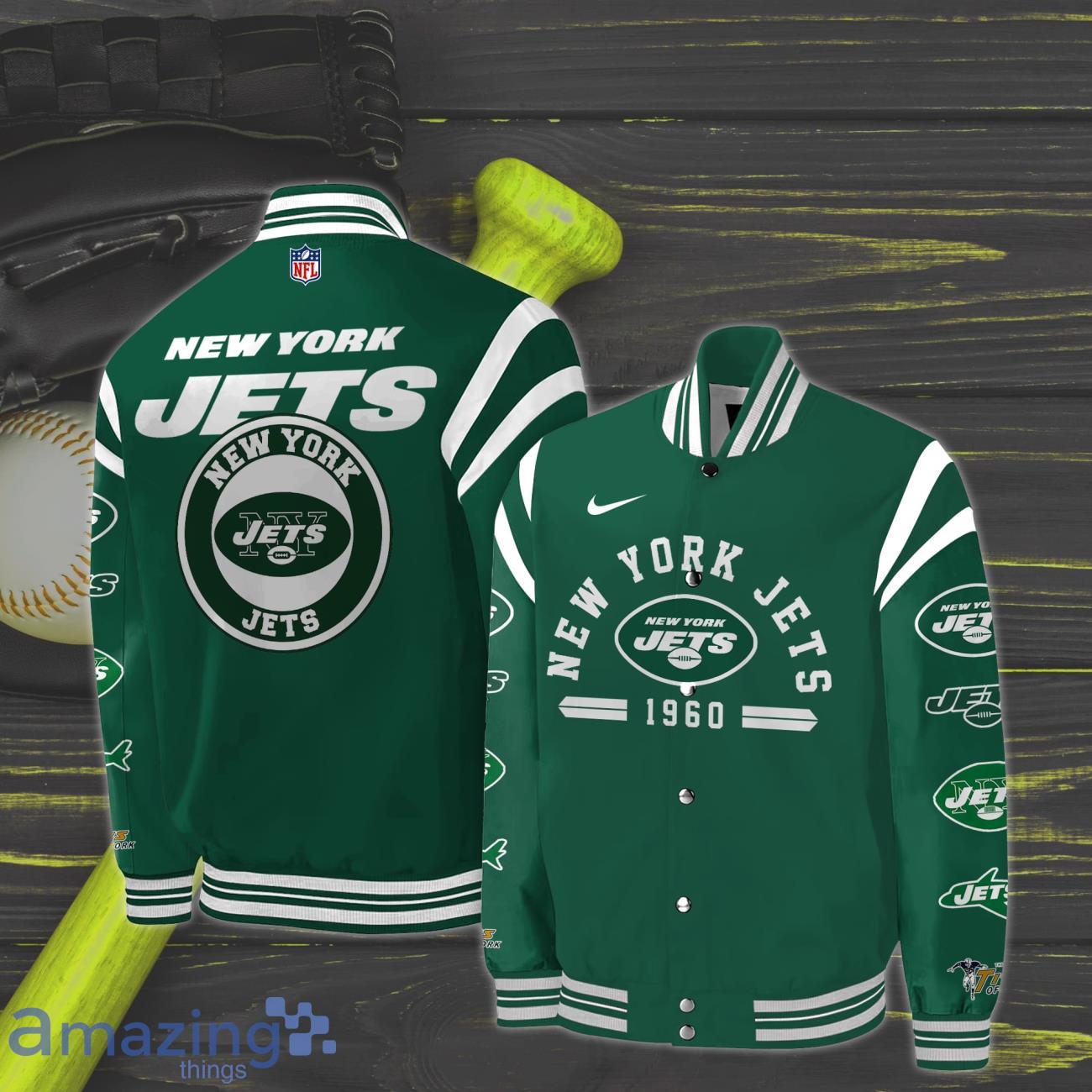New York Jets Bomber Jacket Product Photo 1