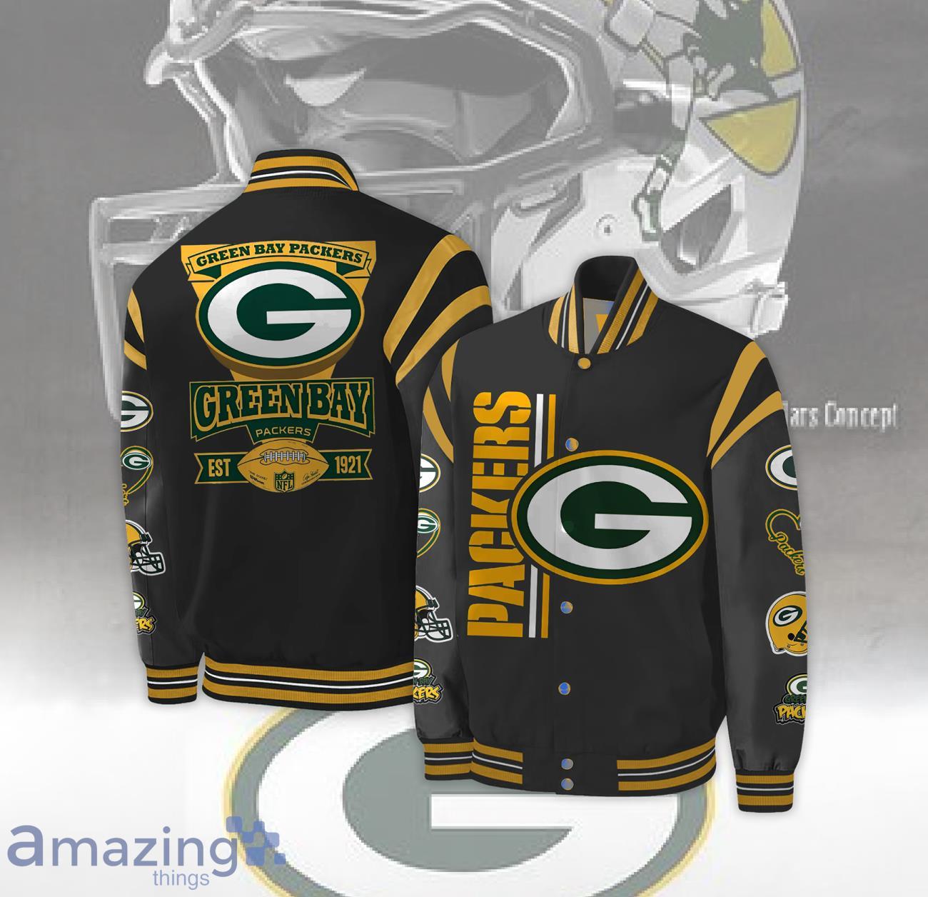 NFL Green Bay Packers Baseball Jacket Product Photo 1