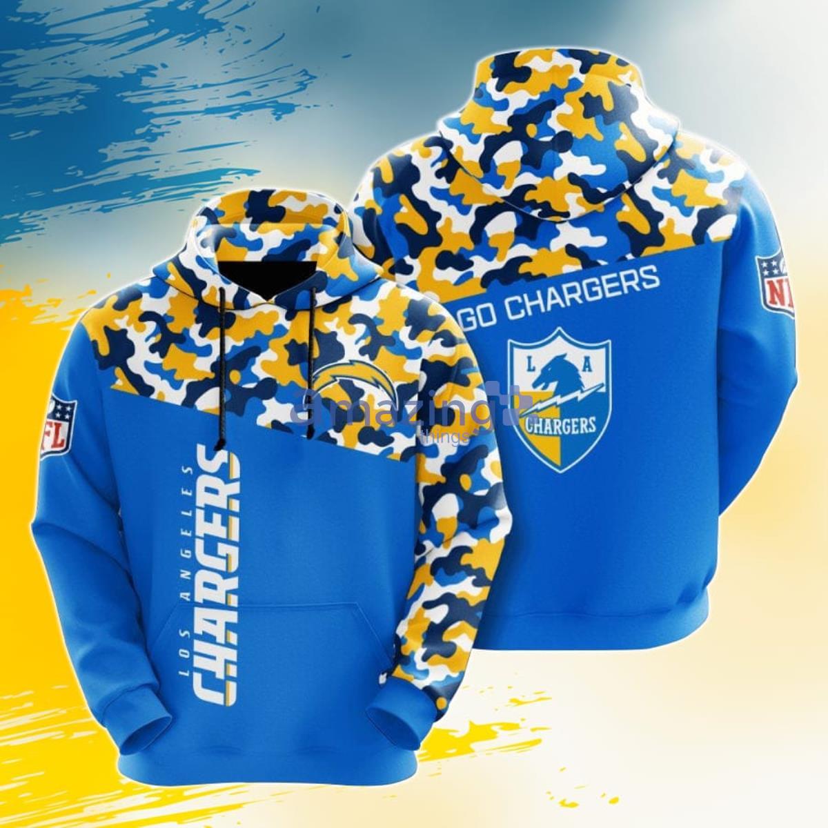 Los Angeles Chargers NFL Team 3D Printed Hoodie/Zipper Hoodie