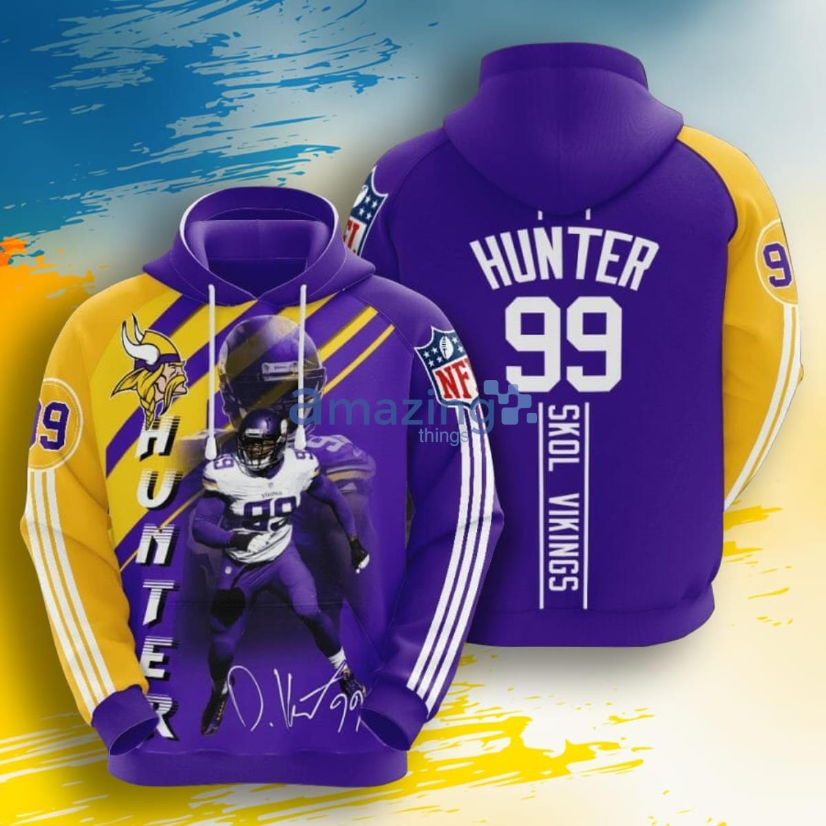 NFL Minnesota Vikings Danielle Hunter For Women 3D Hoodie All Over Printed  - T-shirts Low Price