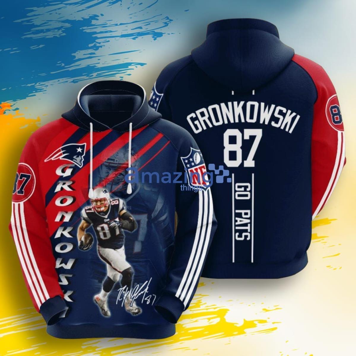 New England Patriots Gronkowski signed jersey  Gronkowski, New england  patriots hoodie, New england patriots