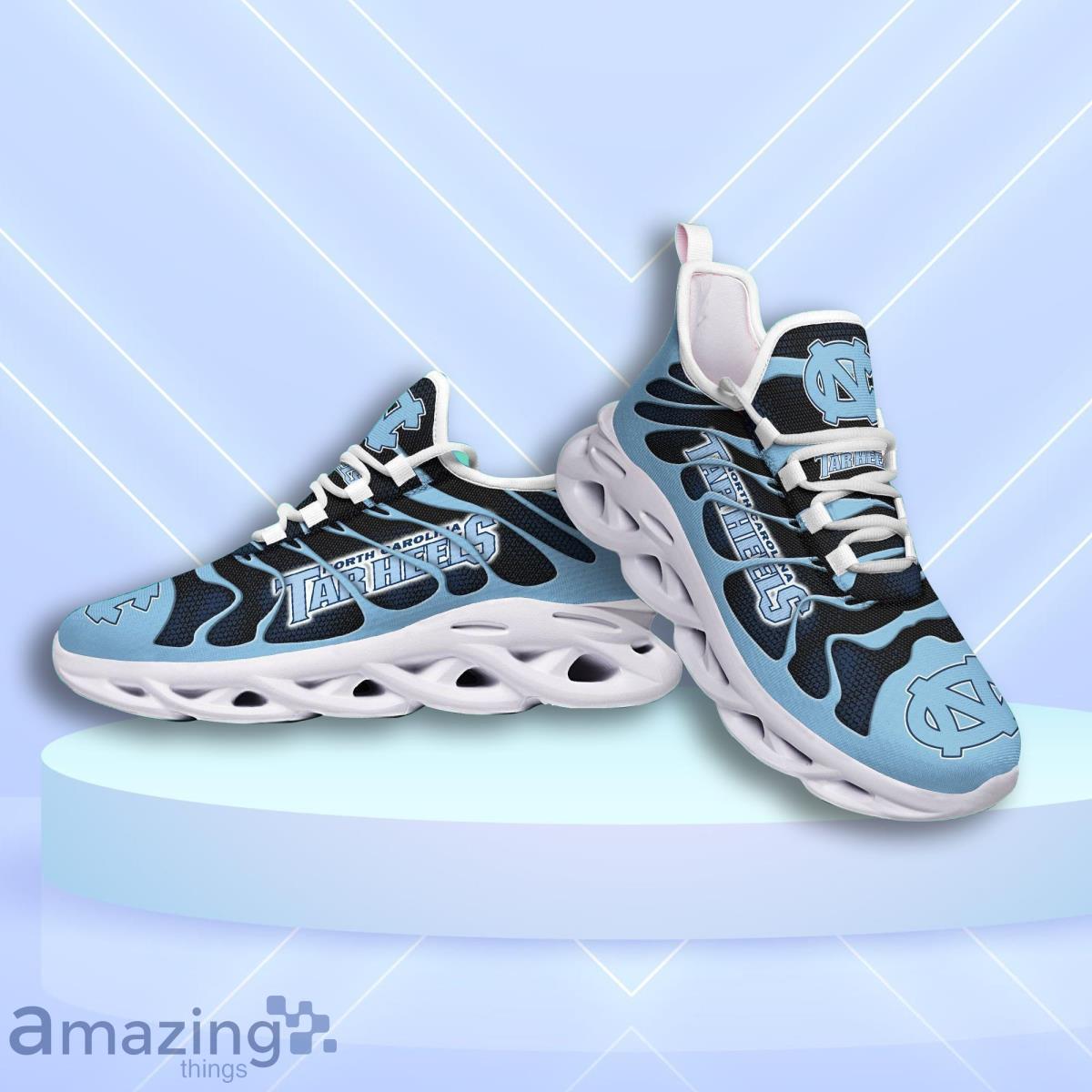 North Carolina Tar Heels Logo Hole Background 3D Max Soul Shoes Product Photo 1