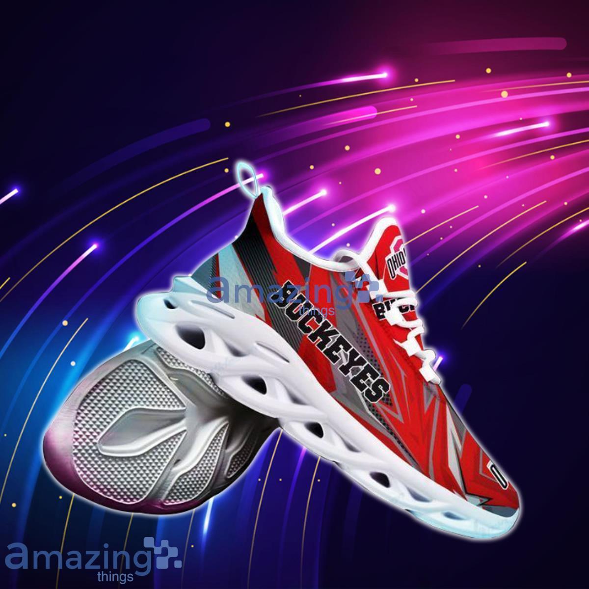 Ohio State Buckeyes Football Team Max Soul Shoes Trending Sneakers Best Gift For Fans Product Photo 1