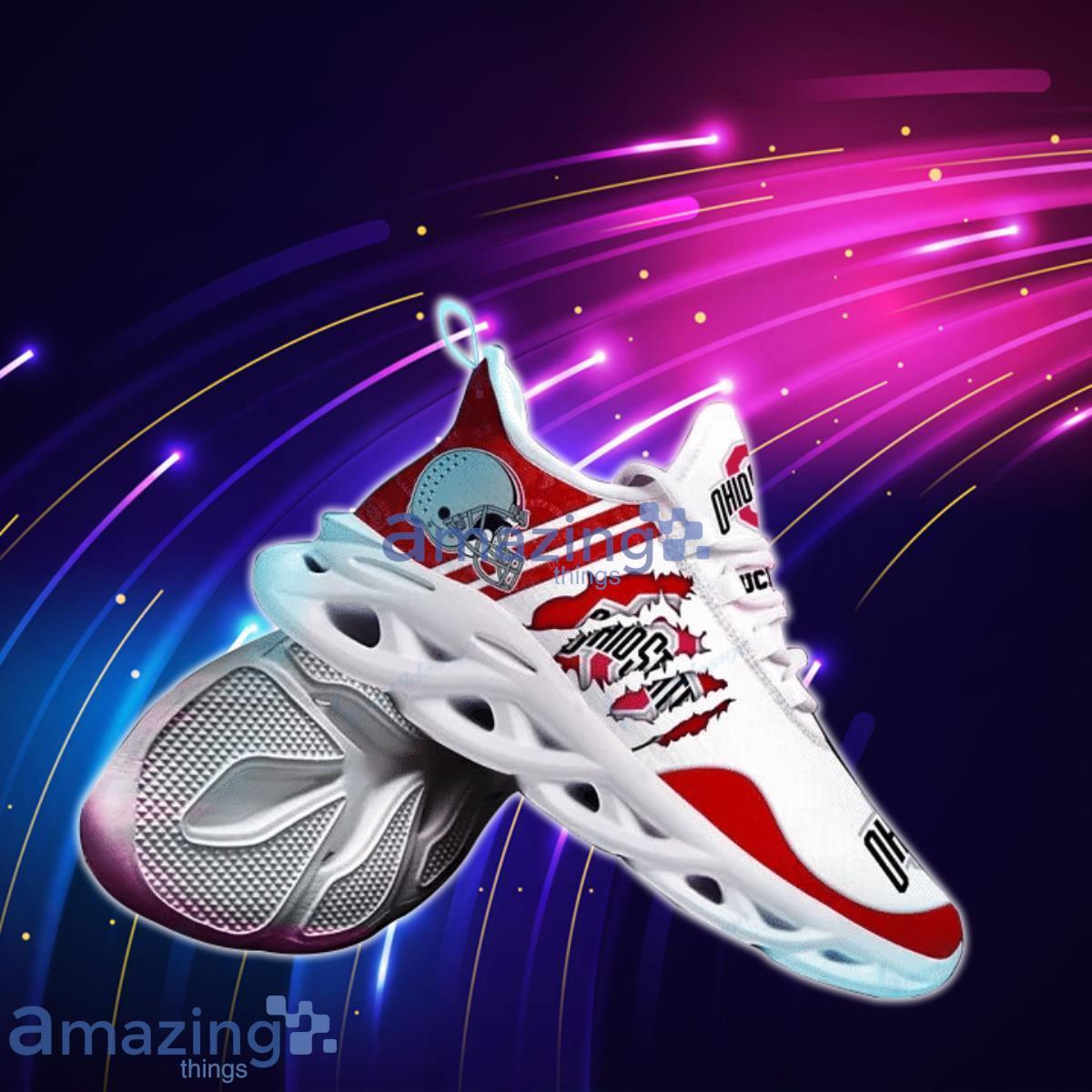 Ohio State Buckeyes Football Team Max Soul Shoes Trending Sneakers Gift For Fans Product Photo 1