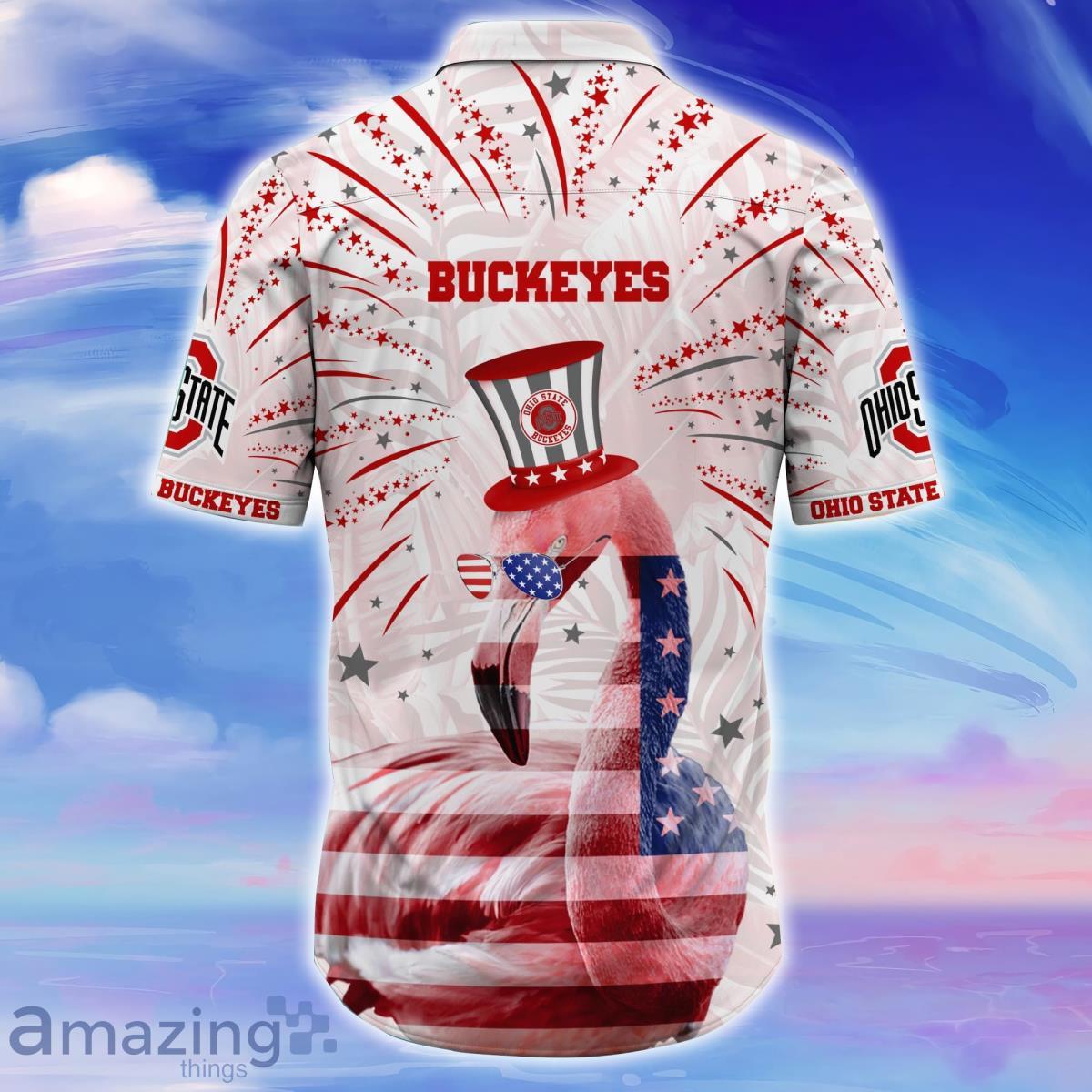 Ohio State Buckeyes Trending Hawaiian Shirt Gift For Men Women image Ohio State Buckeyes Trending Hawaiian Shirt Gift For Men Women Product Photo 3