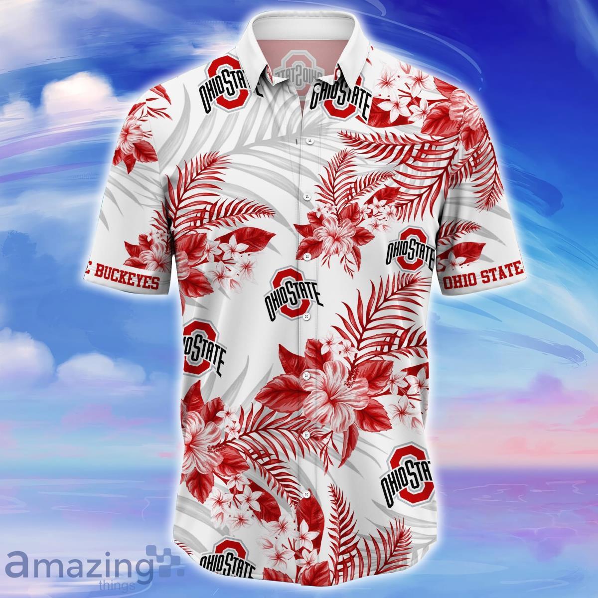 Ohio State Buckeyes Trending Hawaiian Shirt Gift For Real Fans image Ohio State Buckeyes Trending Hawaiian Shirt Gift For Real Fans Product Photo 2