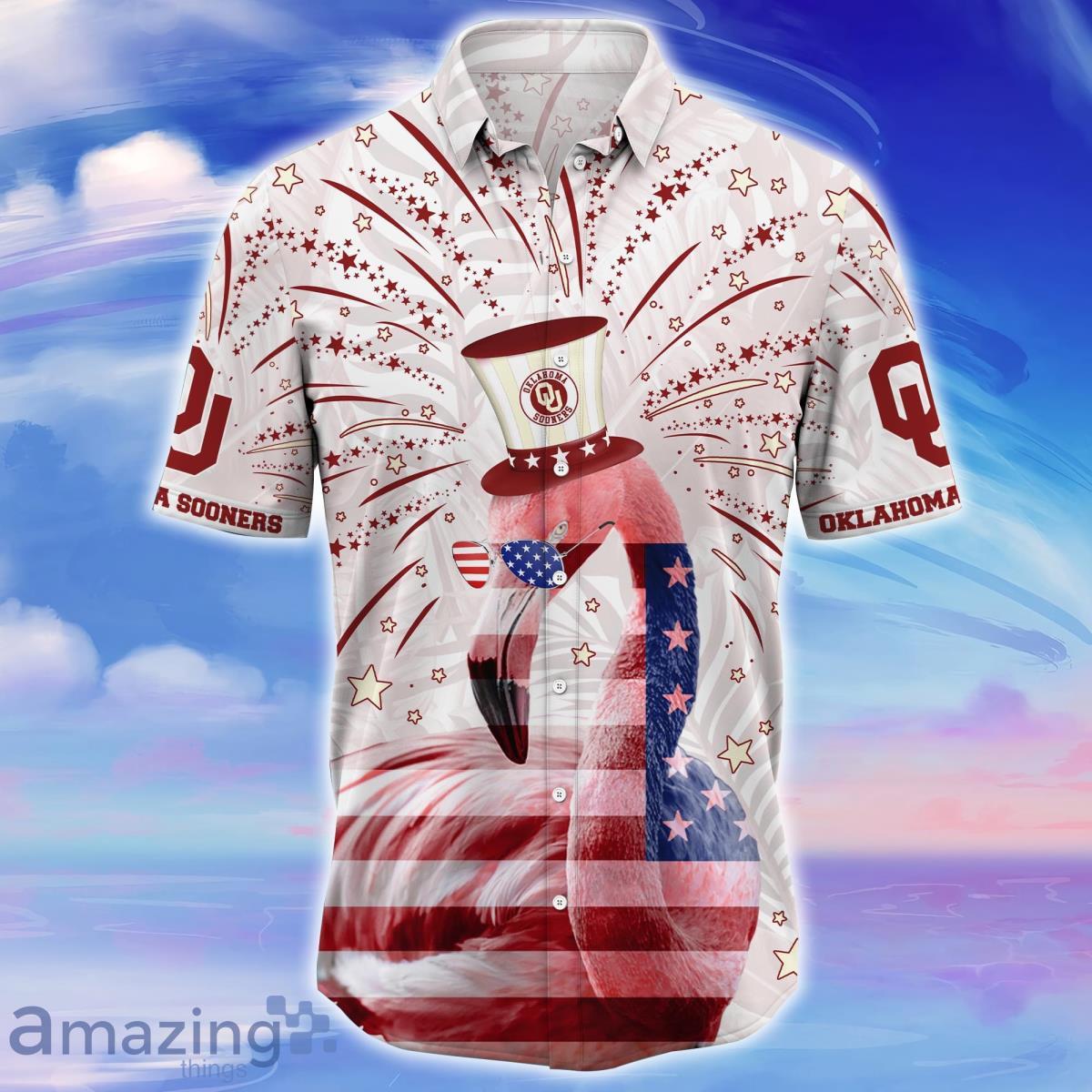 Oklahoma Sooners Trending Hawaiian Shirt Gift For Men Women image Oklahoma Sooners Trending Hawaiian Shirt Gift For Men Women Product Photo 2