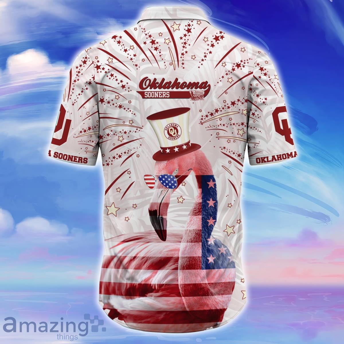 Oklahoma Sooners Trending Hawaiian Shirt Gift For Men Women image Oklahoma Sooners Trending Hawaiian Shirt Gift For Men Women Product Photo 3