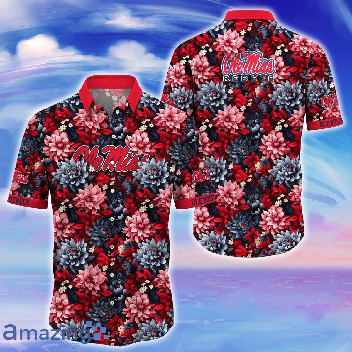 Ole Miss Rebels Trending Hawaiian Shirt Great Gift For Fans Product Photo 1