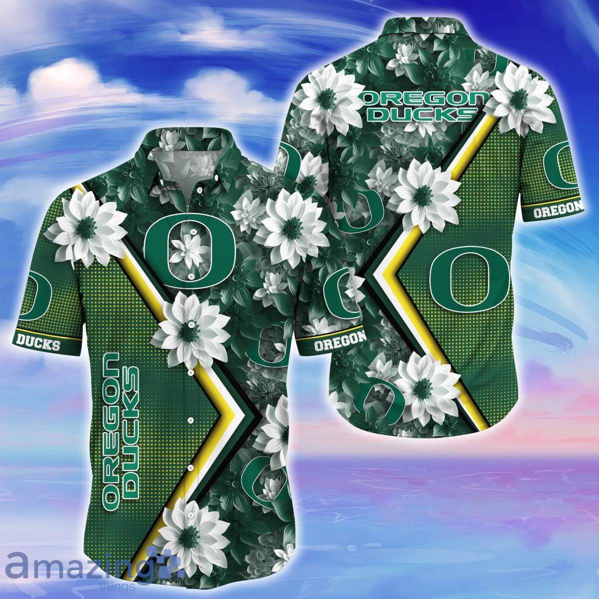 Oregon Ducks Trending Hawaiian Shirt Gift For Fans Product Photo 1