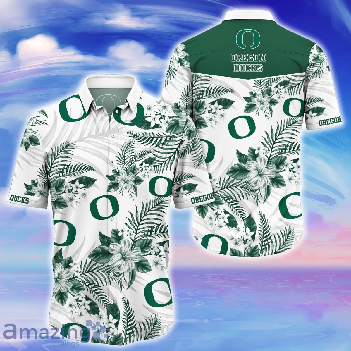 Oregon Ducks Trending Hawaiian Shirt Gift For Real Fans Product Photo 1