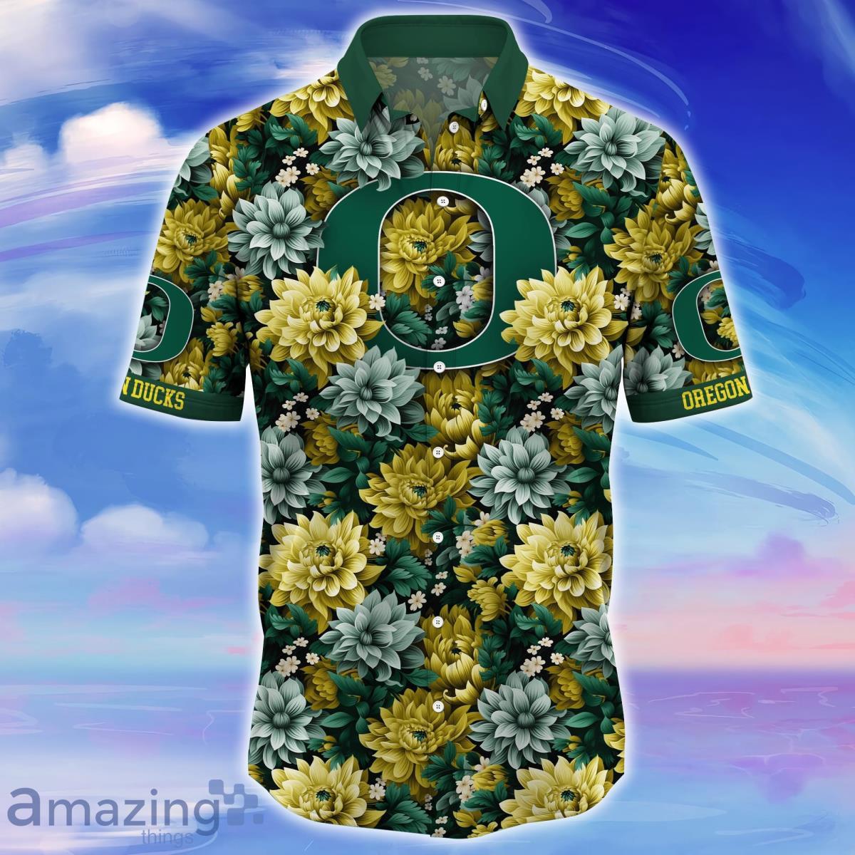 Oregon Ducks Trending Hawaiian Shirt Great Gift For Fans Product Photo 2