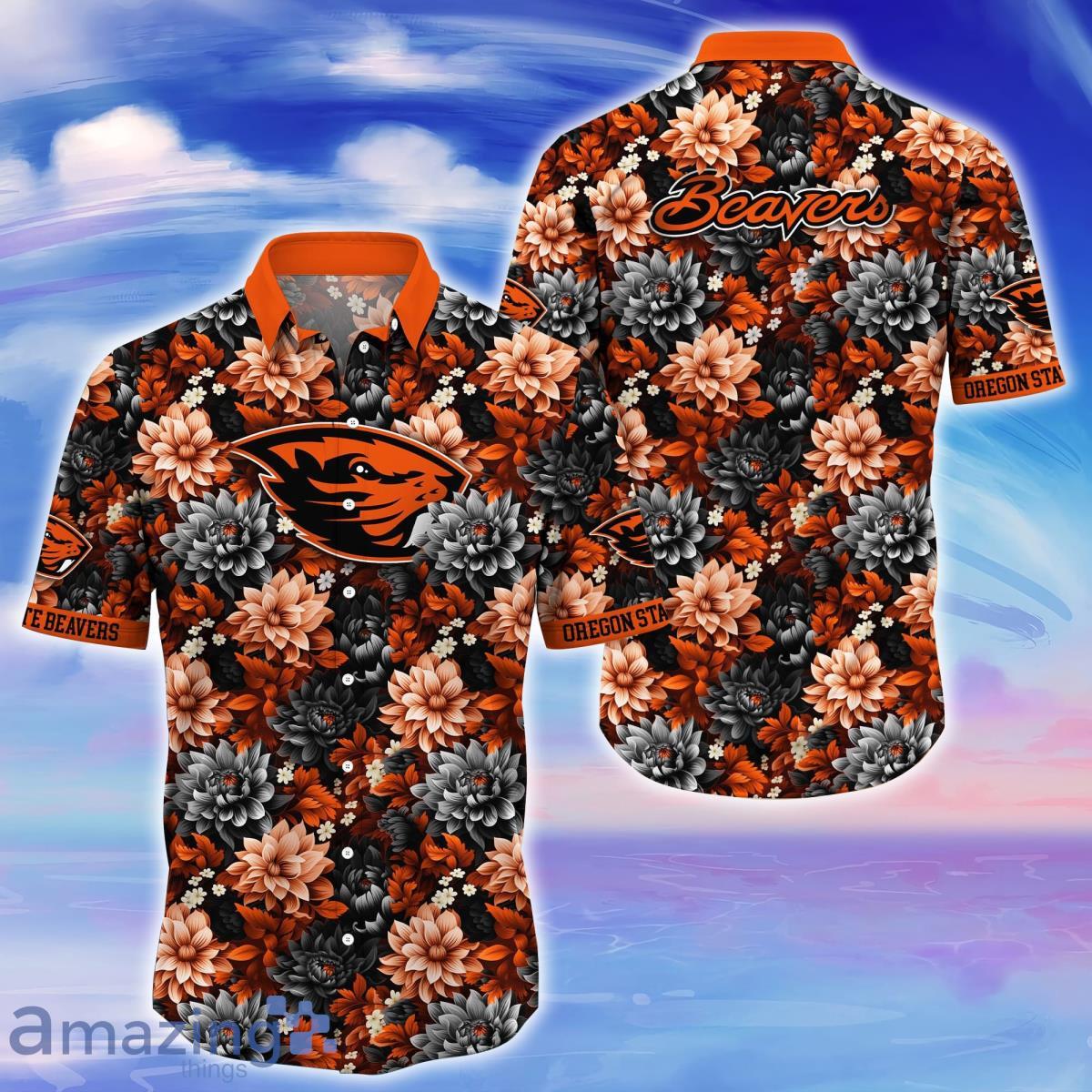Oregon State Beavers Trending Hawaiian Shirt Great Gift For Fans Product Photo 1