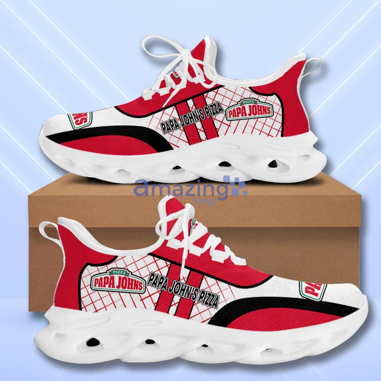 Papa John's Pizza Max Soul Sneakers Impressive Shoes For Men Women image Papa John's Pizza Max Soul Sneakers Impressive Shoes For Men Women