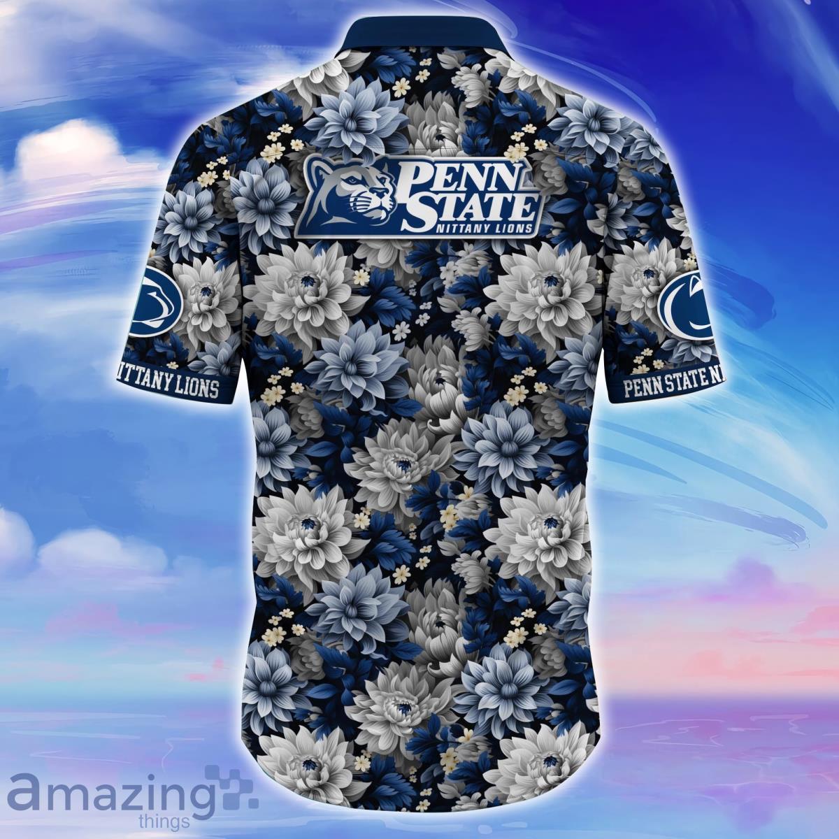 Penn State Nittany Lions Trending Hawaiian Shirt Great Gift For Fans image Penn State Nittany Lions Trending Hawaiian Shirt Great Gift For Fans Product Photo 3