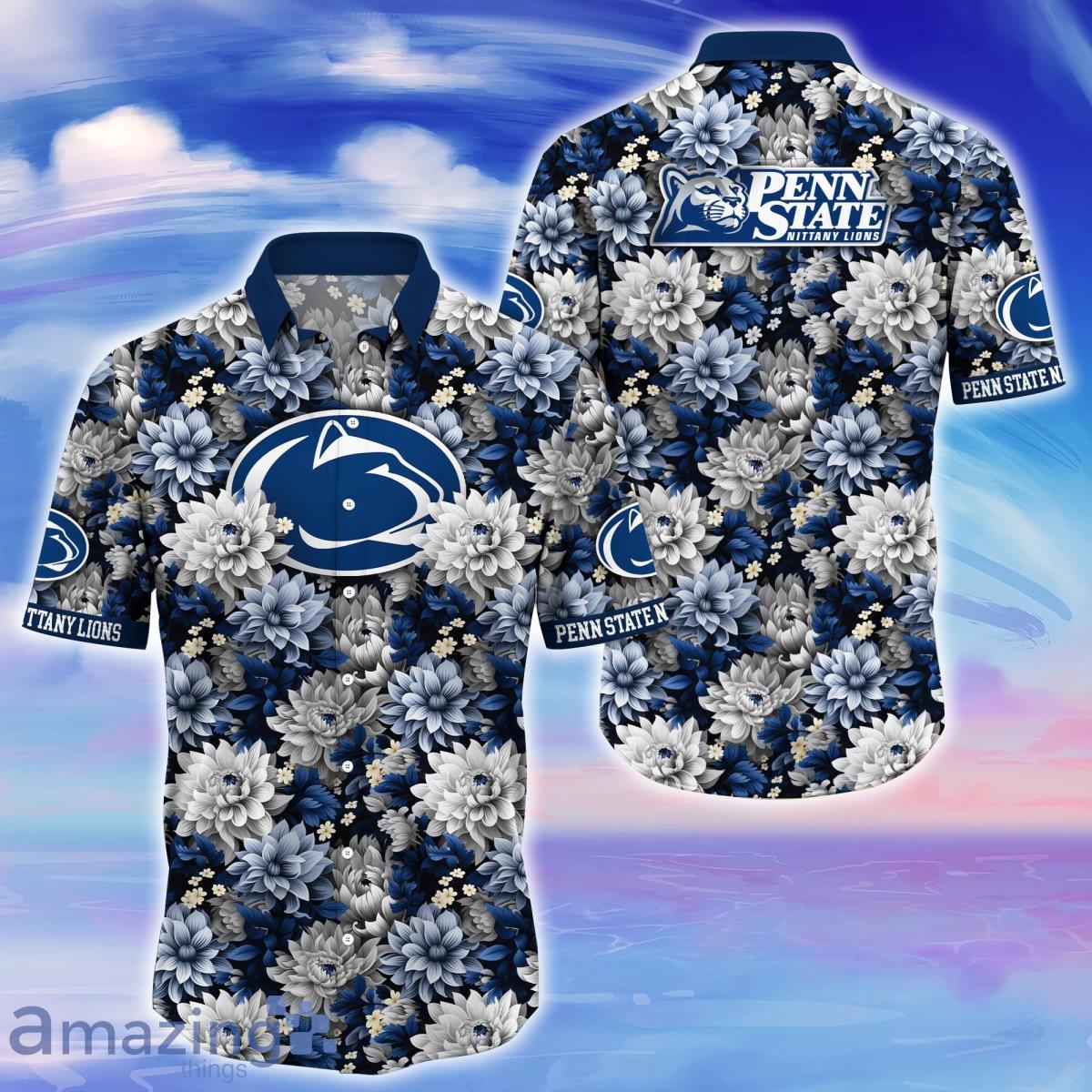 Penn State Nittany Lions Trending Hawaiian Shirt Great Gift For Fans Product Photo 1 Penn State Nittany Lions Trending Hawaiian Shirt Great Gift For Fans Product Photo 1