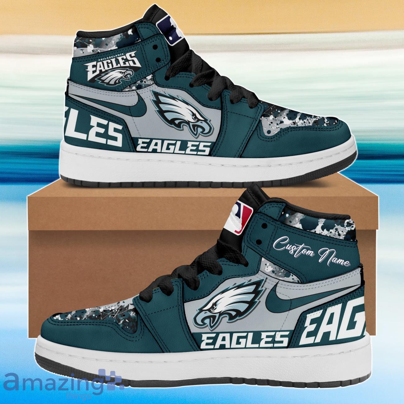 Philadelphia Eagles Shoes Custom High Top Sneakers