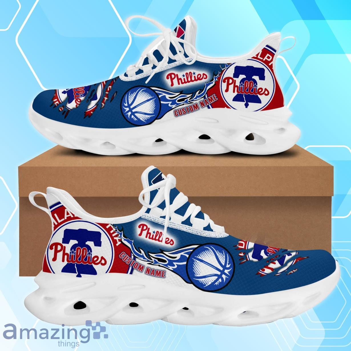 Philadelphia Phillies Clunky Max Soul Shoes Custom Name Product Photo 1 Philadelphia Phillies Clunky Max Soul Shoes Custom Name Product Photo 1