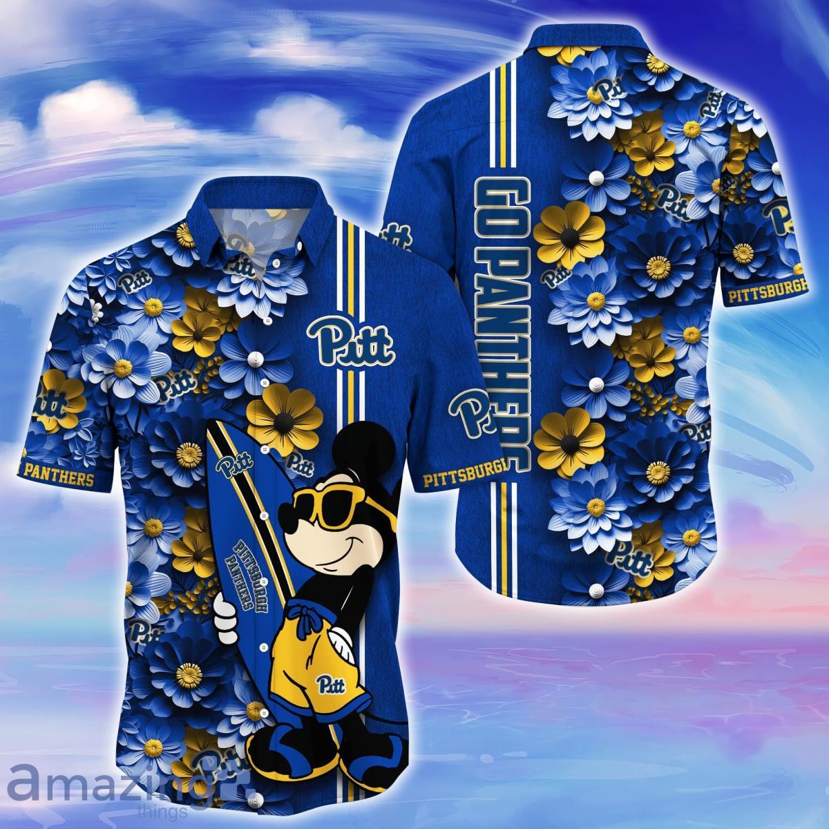 Pittsburgh Panthers Trending Hawaiian Shirt Best Gift For Fans Product Photo 1