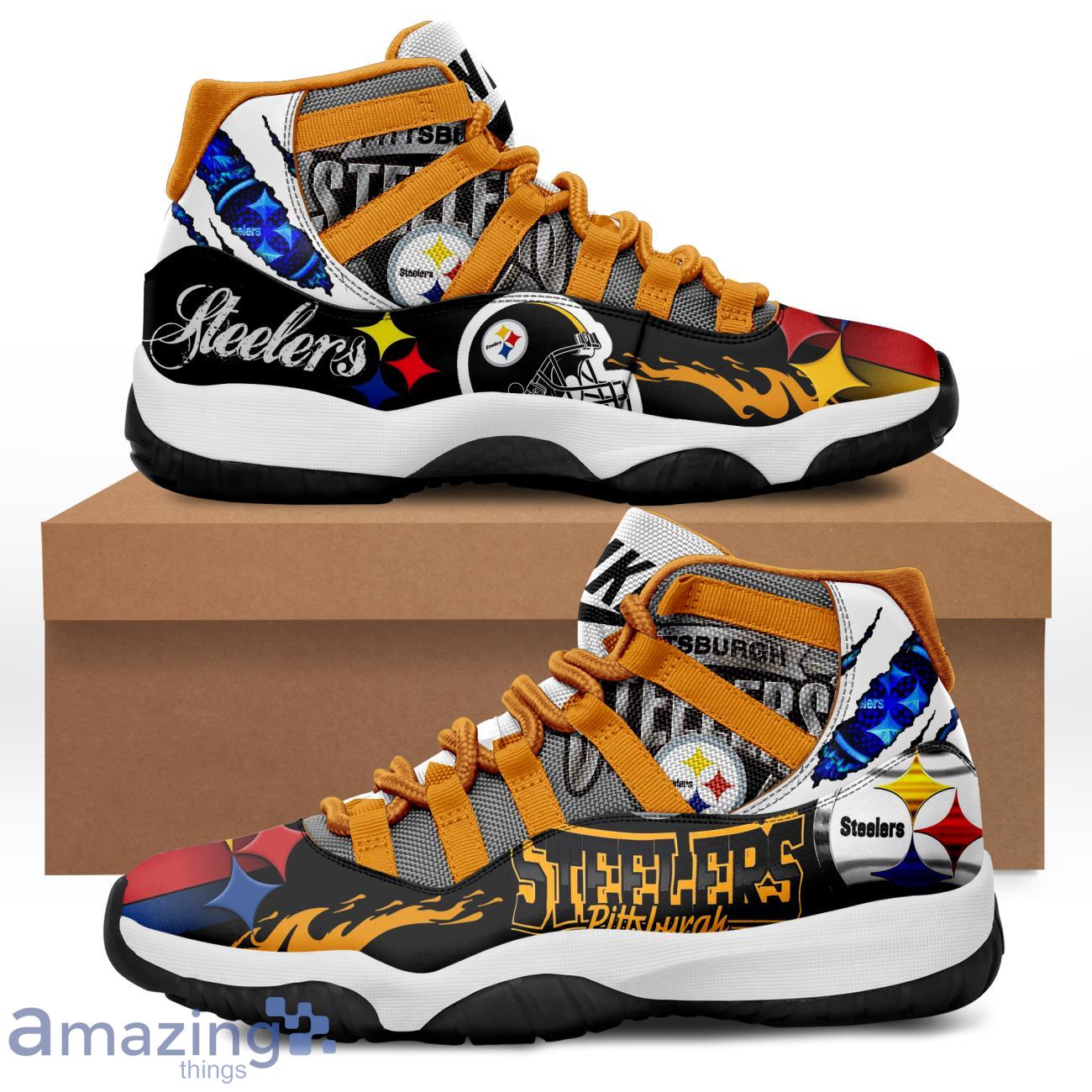 Pittsburgh Steelers State Proud NFL Team Sneakers Custom Name Air Cushion  Shoes For Fans - Banantees