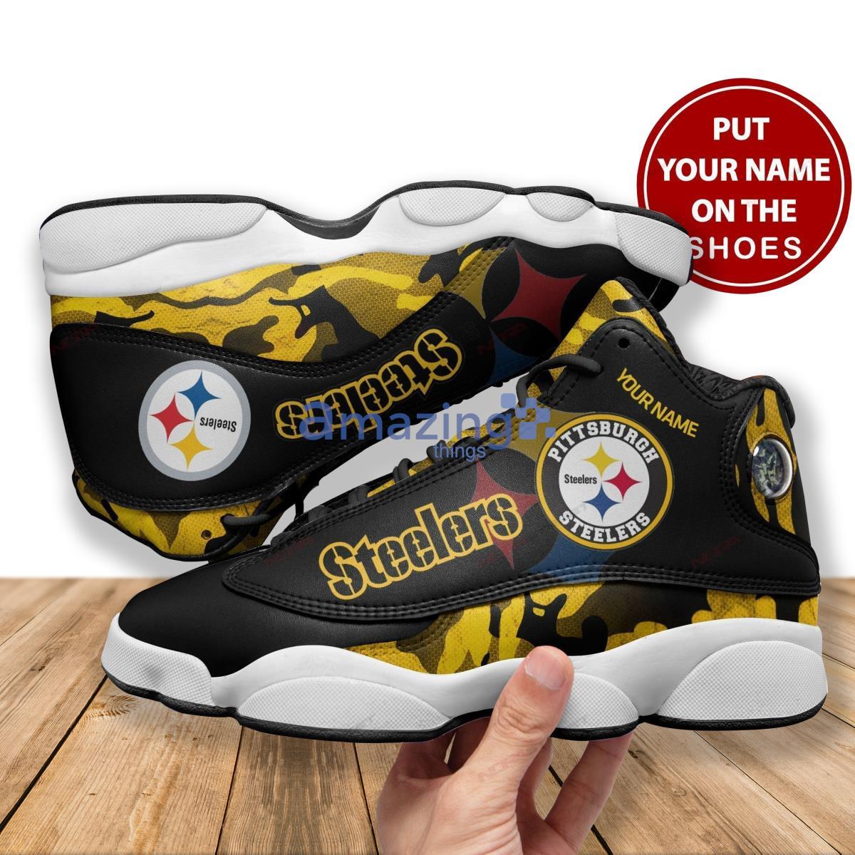 Pittsburgh Steelers Air Jordan 13 Shoes Personalized Name