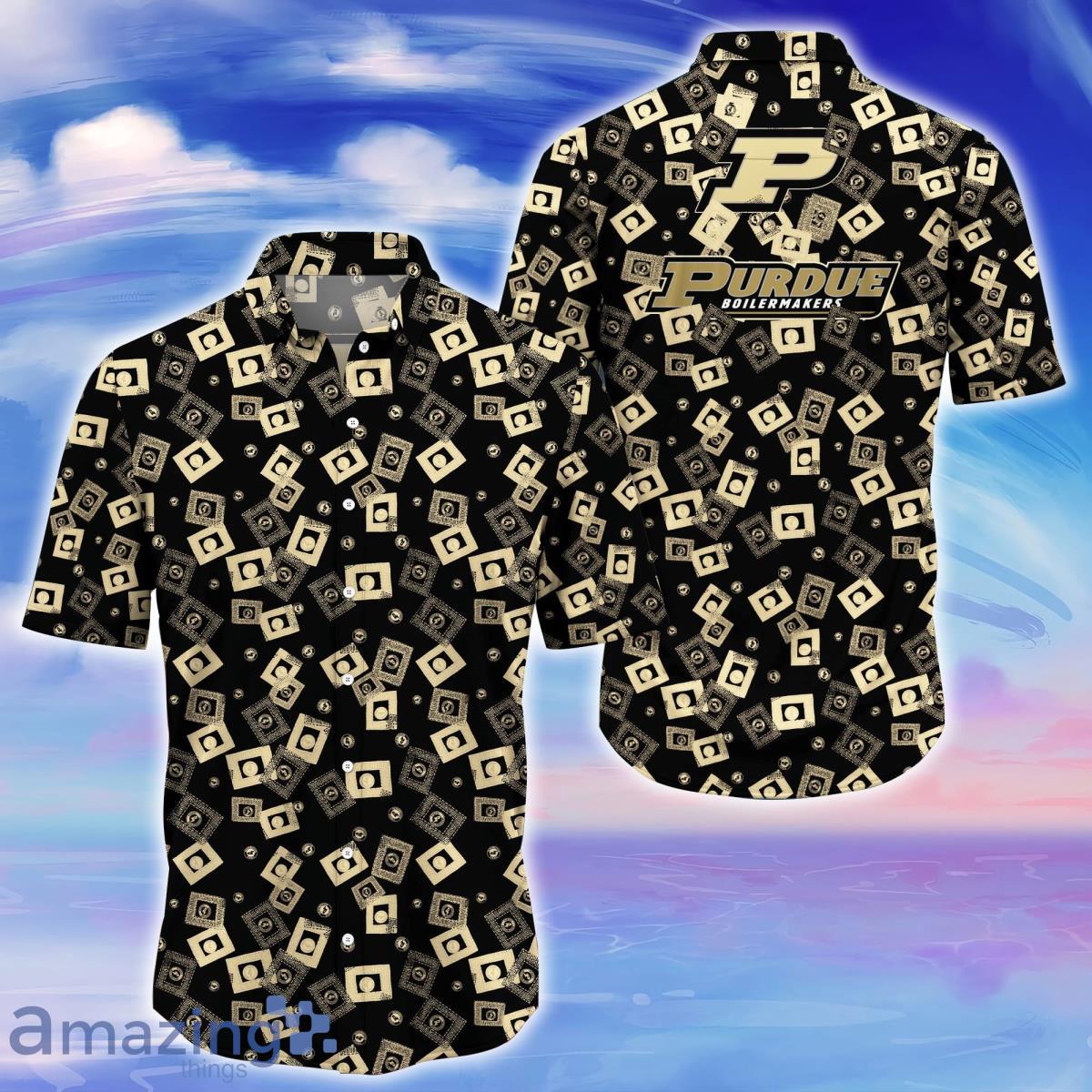 Purdue Boilermakers Trending Hawaiian Shirt Gift For Men Women Fans Product Photo 1