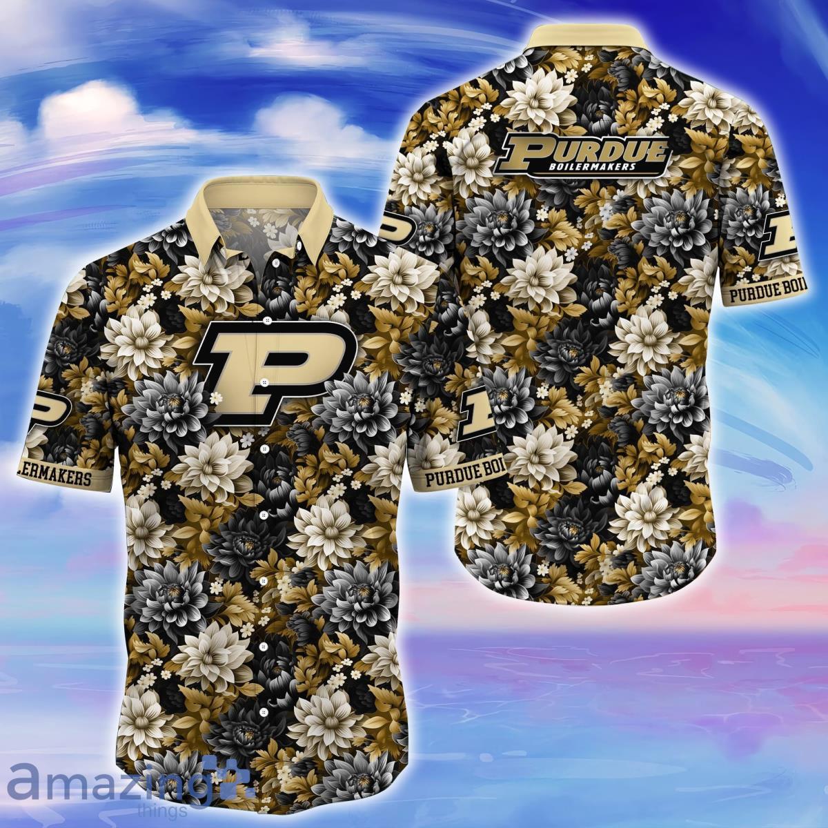 Purdue Boilermakers Trending Hawaiian Shirt Great Gift For Fans Product Photo 1