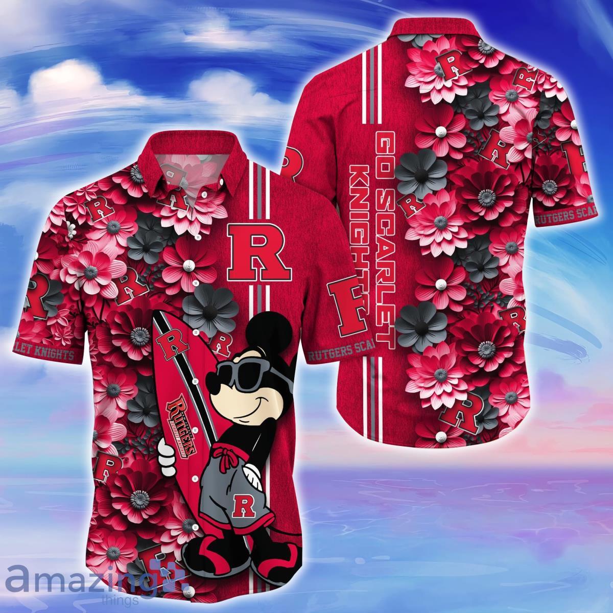 Rutgers Scarlet Knights Trending Hawaiian Shirt Best Gift For Fans Product Photo 1