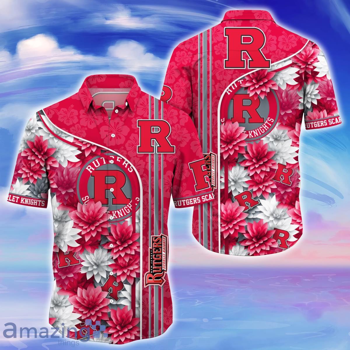 Rutgers Scarlet Knights Trending Hawaiian Shirt For Fans Product Photo 1