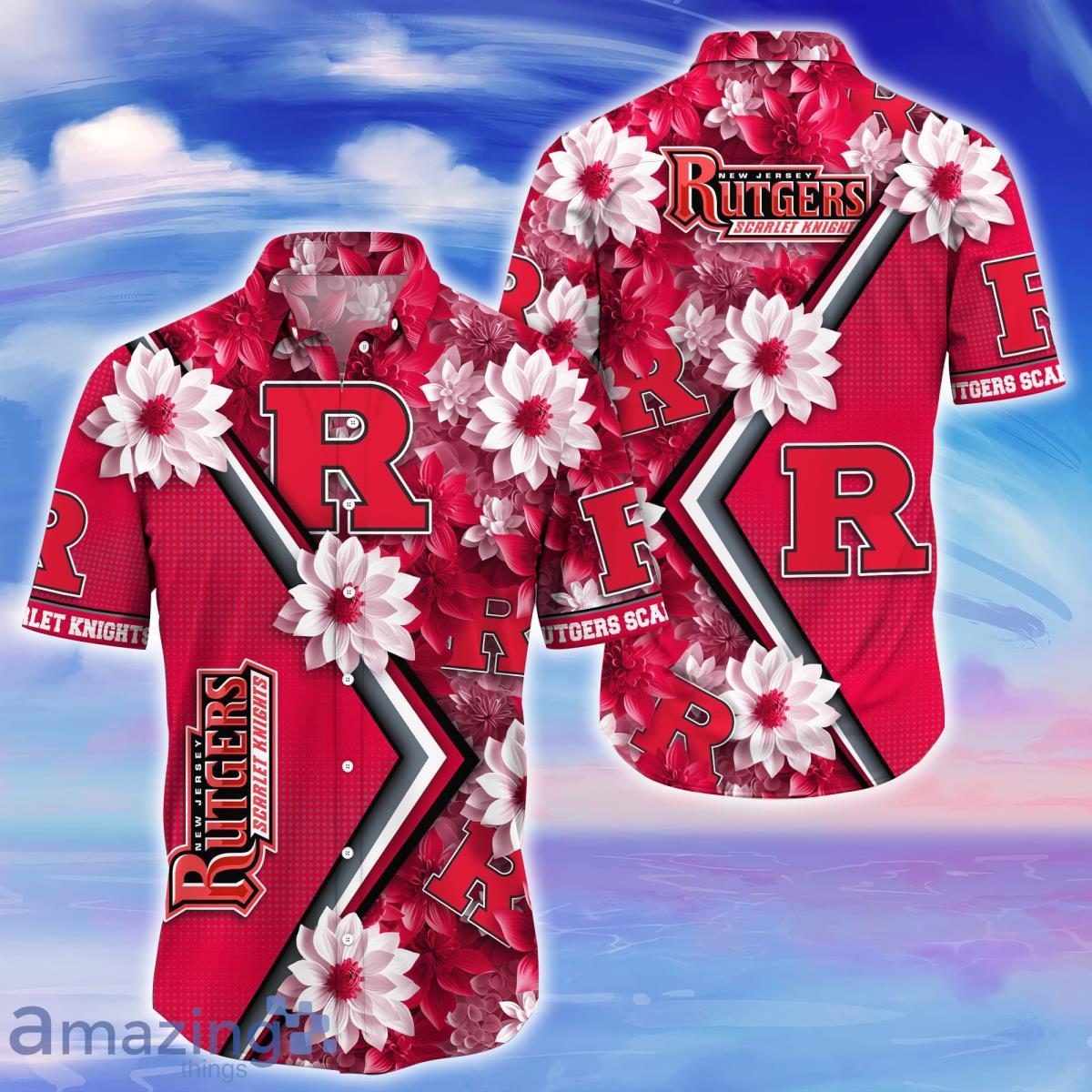 Rutgers Scarlet Knights Trending Hawaiian Shirt Gift For Fans Product Photo 1