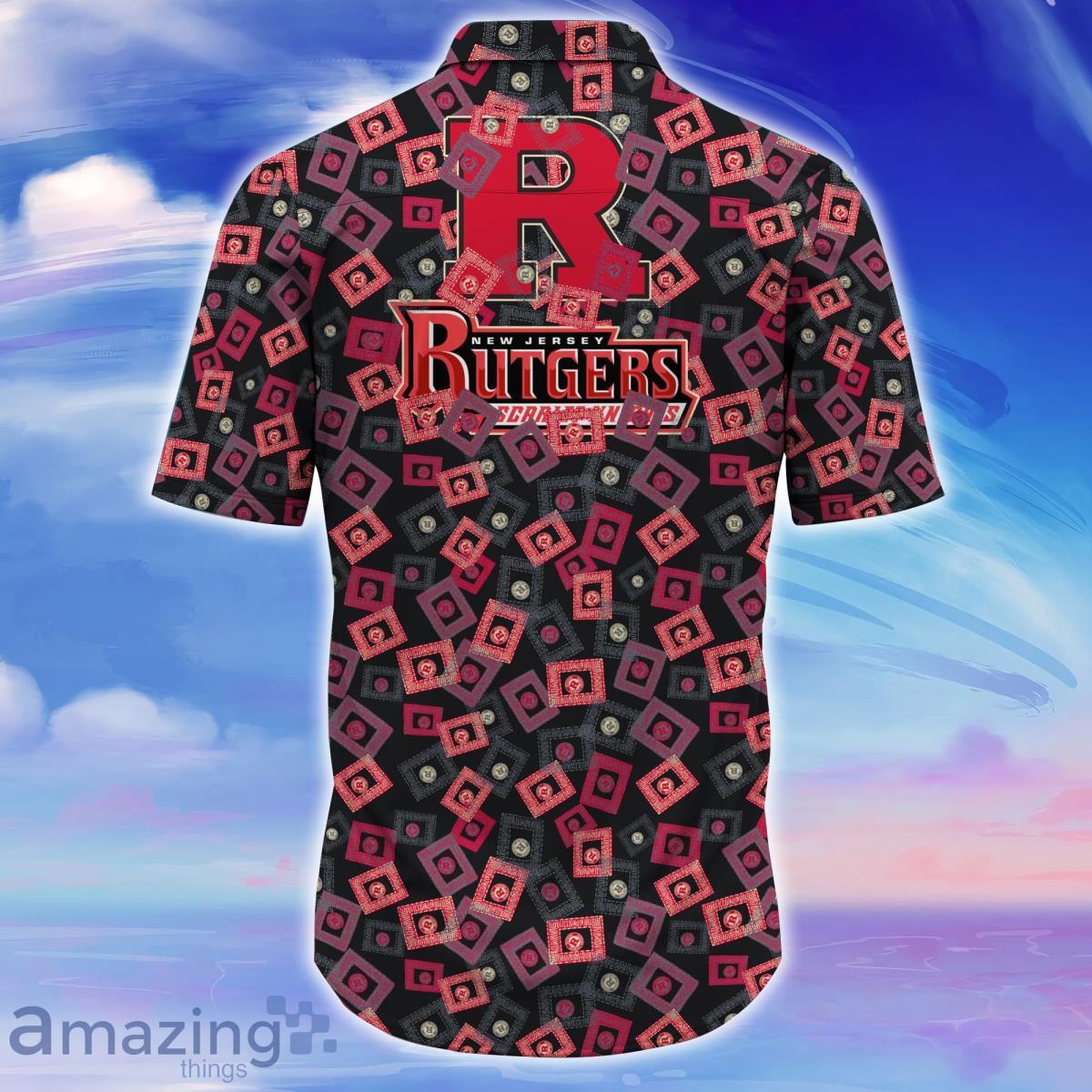 Rutgers Scarlet Knights Trending Hawaiian Shirt Gift For Men Women Fans image Rutgers Scarlet Knights Trending Hawaiian Shirt Gift For Men Women Fans Product Photo 3