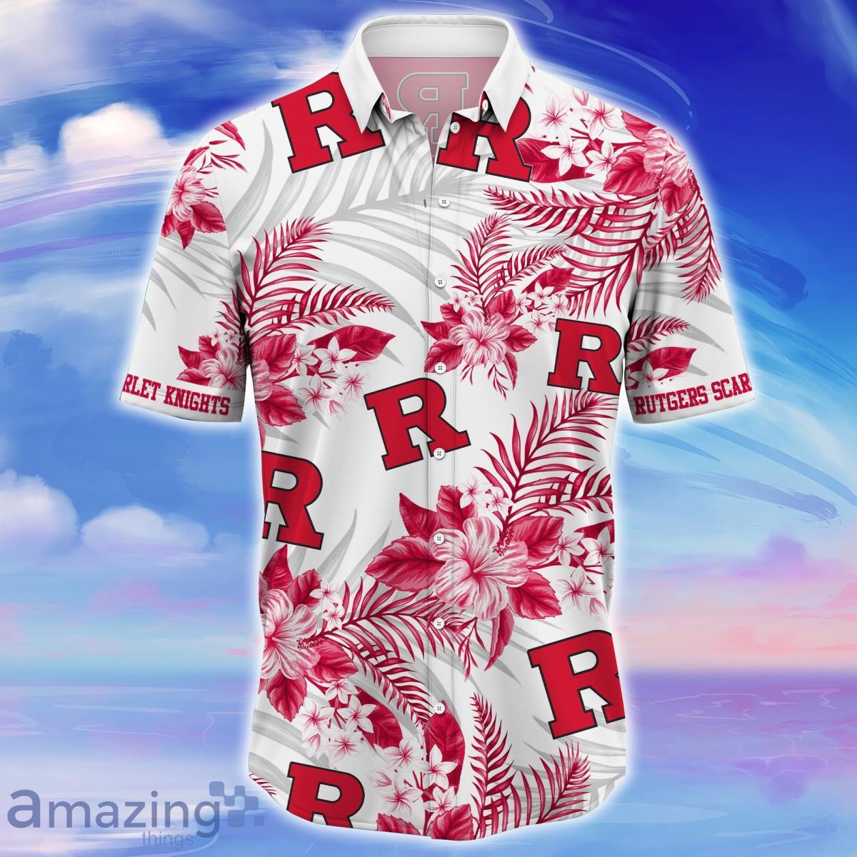 Rutgers Scarlet Knights Trending Hawaiian Shirt Gift For Real Fans image Rutgers Scarlet Knights Trending Hawaiian Shirt Gift For Real Fans Product Photo 2