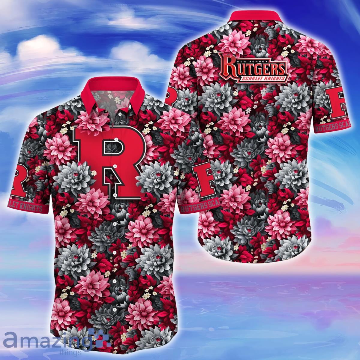 Rutgers Scarlet Knights Trending Hawaiian Shirt Great Gift For Fans Product Photo 1