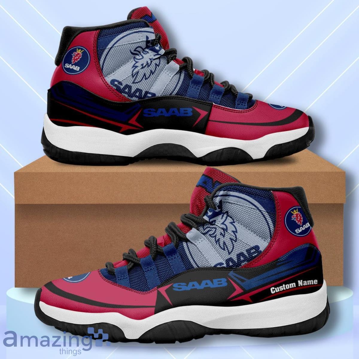 SAABB Custom Name Air Jordan 11 Sneakers Vintage Shoes Product Photo 1