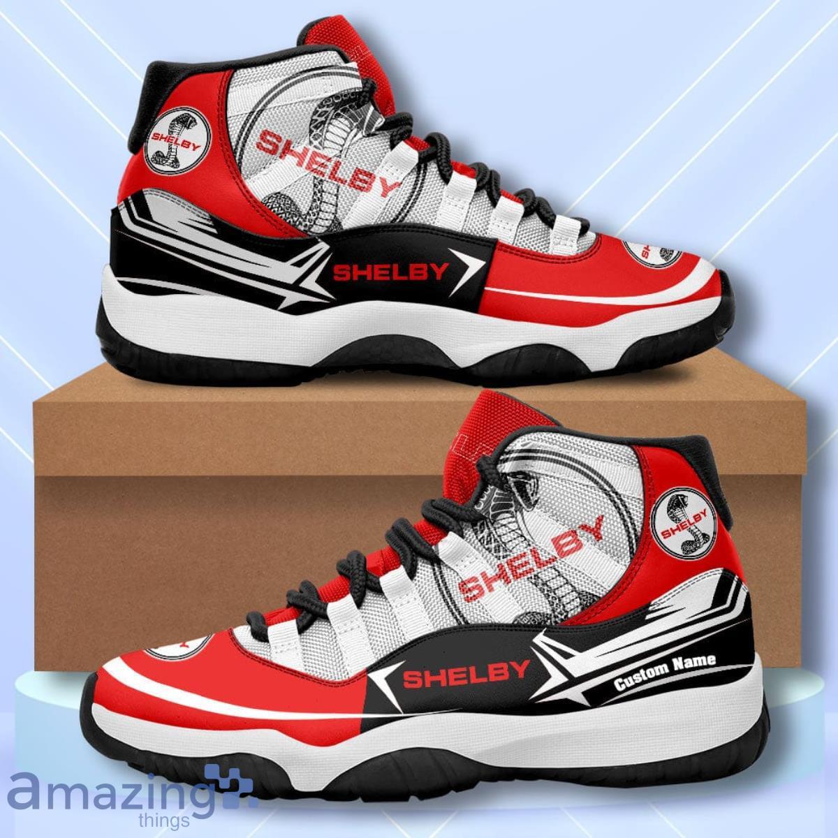Shelby Custom Name Air Jordan 11 Sneakers Vintage Shoes Product Photo 1