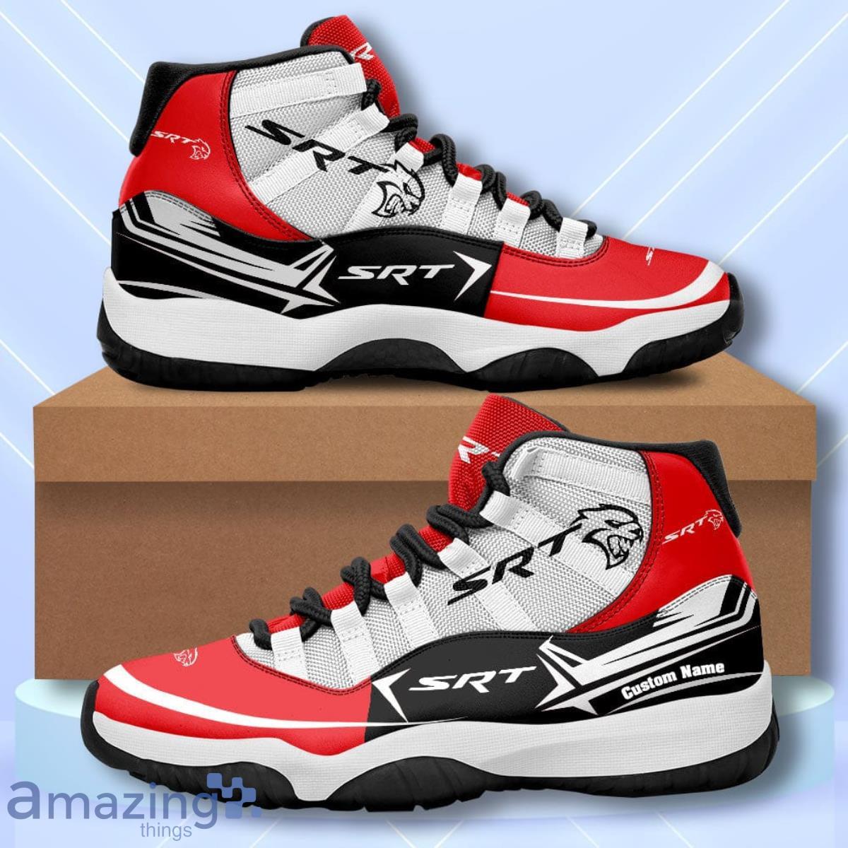 SRT Custom Name Air Jordan 11 Sneakers Vintage Shoes Product Photo 1