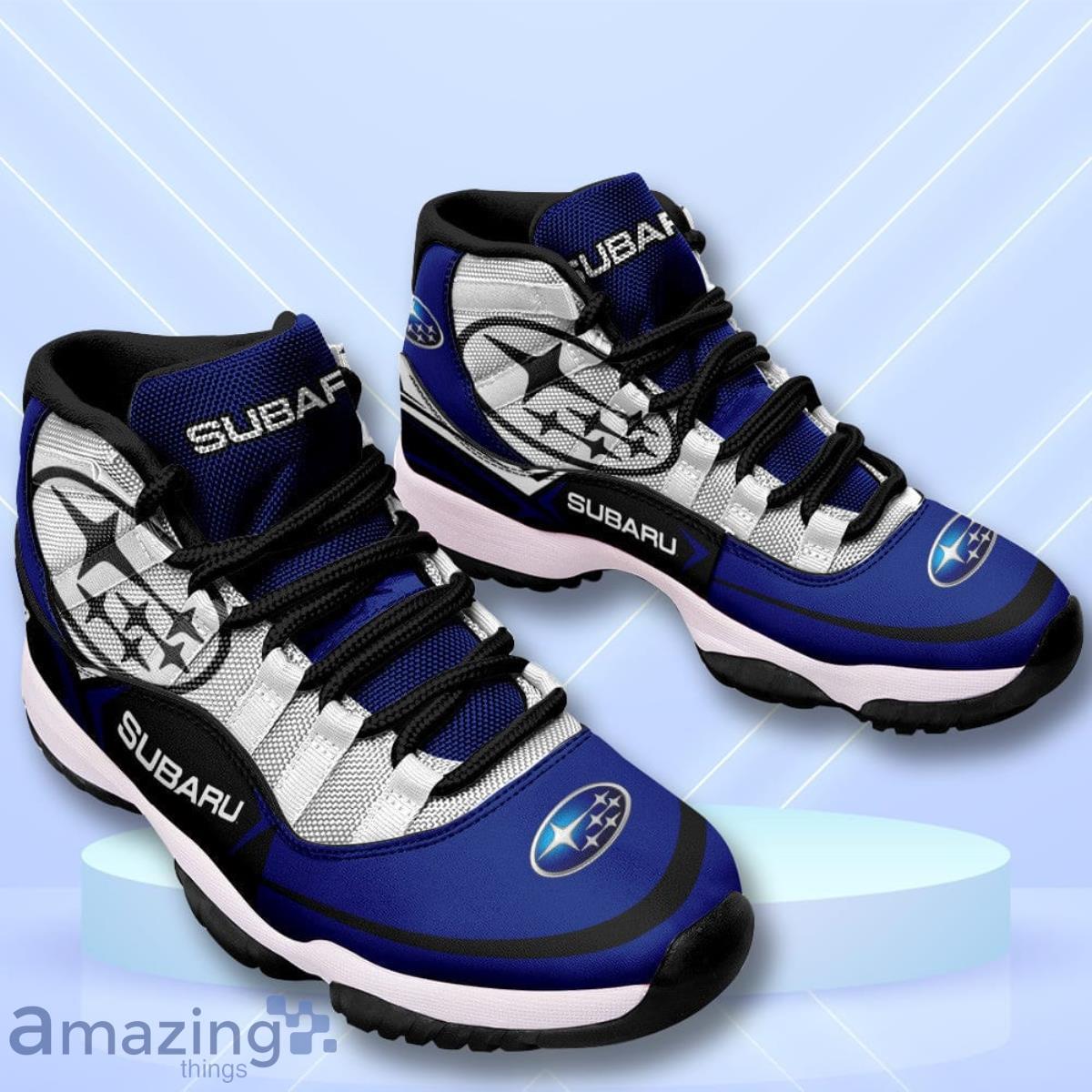 Subaru Custom Name Air Jordan 11 Sneakers Vintage Shoes image Subaru Custom Name Air Jordan 11 Sneakers Vintage Shoes Product Photo 2