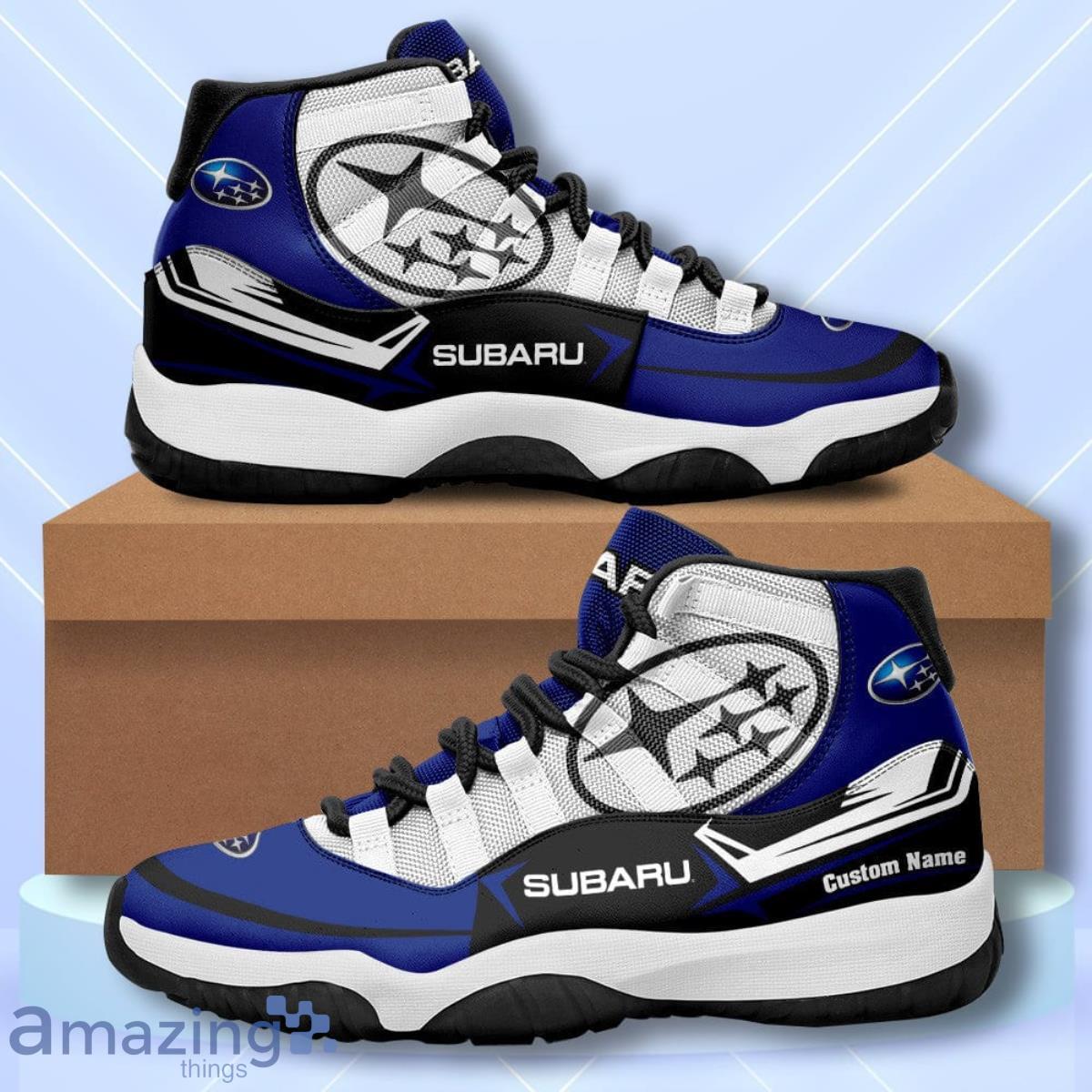 Subaru Custom Name Air Jordan 11 Sneakers Vintage Shoes Product Photo 1