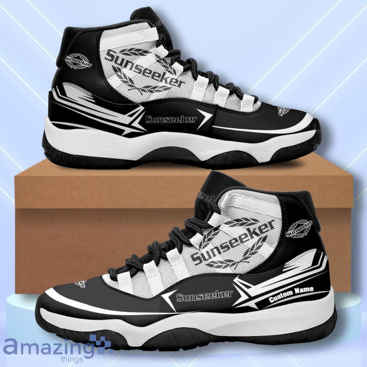 Sunseeker Custom Name Air Jordan 11 Sneakers Vintage Shoes Product Photo 1