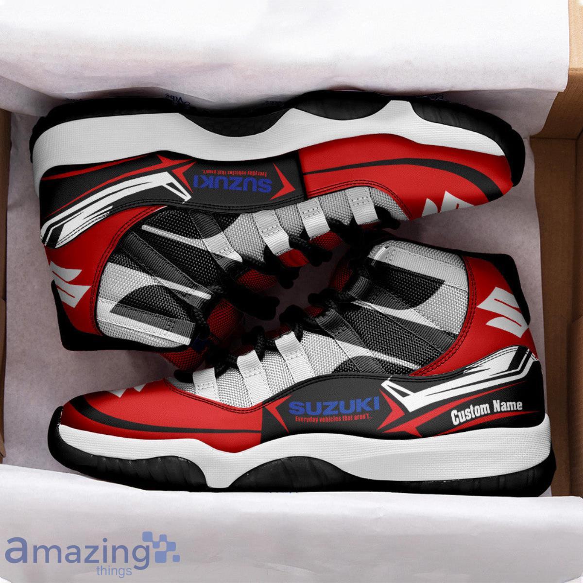 Suzuki Custom Name Air Jordan 11 Sneakers Vintage Shoes image Suzuki Custom Name Air Jordan 11 Sneakers Vintage Shoes Product Photo 3