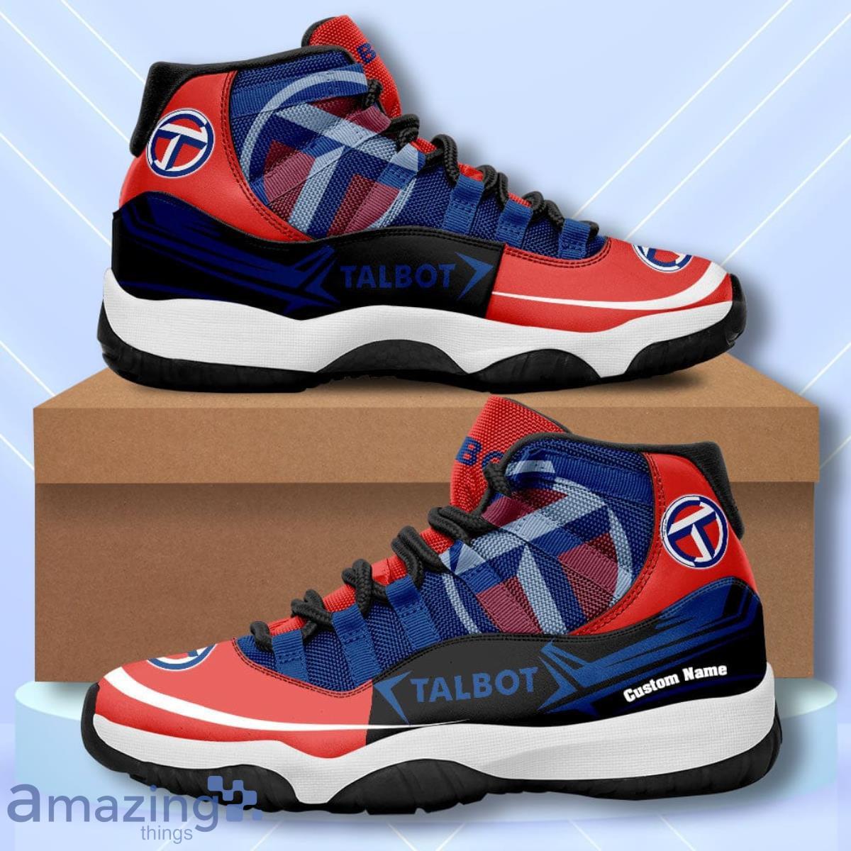 Talbot Custom Name Air Jordan 11 Sneakers Vintage Shoes Product Photo 1