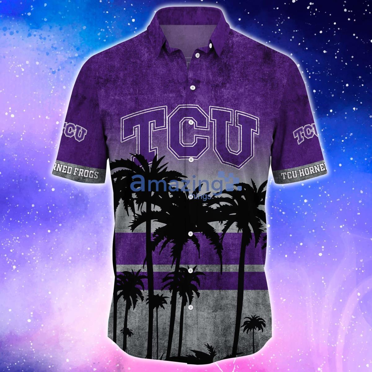 TCU Horned Frogs Trending Hawaiian Shirt And Shorts For Fans image TCU Horned Frogs Trending Hawaiian Shirt And Shorts For Fans Product Photo 2