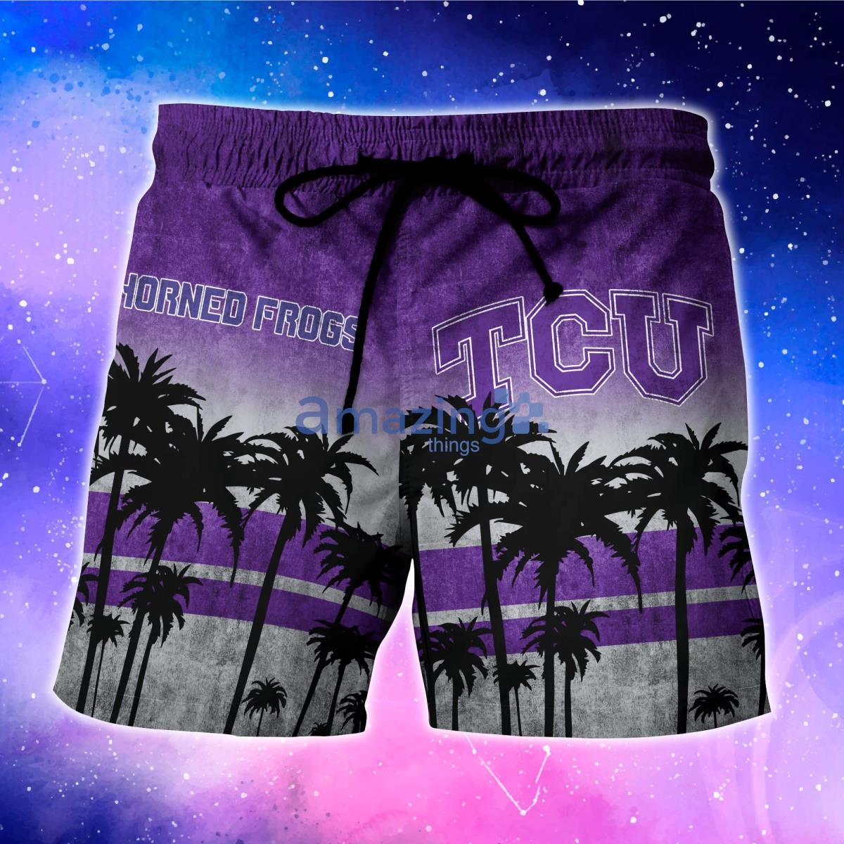 TCU Horned Frogs Trending Hawaiian Shirt And Shorts For Fans image TCU Horned Frogs Trending Hawaiian Shirt And Shorts For Fans Product Photo 4