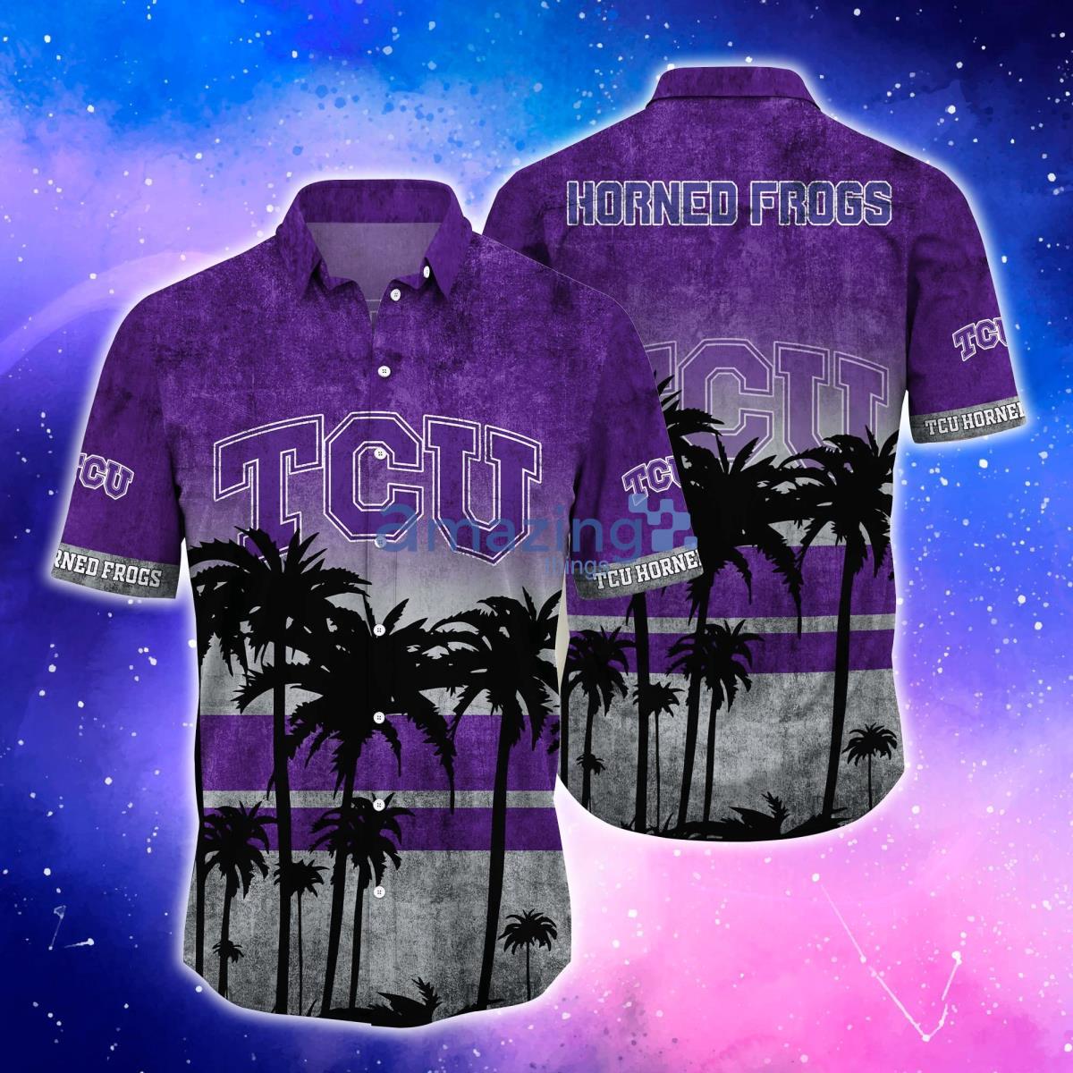 TCU Horned Frogs Trending Hawaiian Shirt And Shorts For Fans Product Photo 1 TCU Horned Frogs Trending Hawaiian Shirt And Shorts For Fans Product Photo 1
