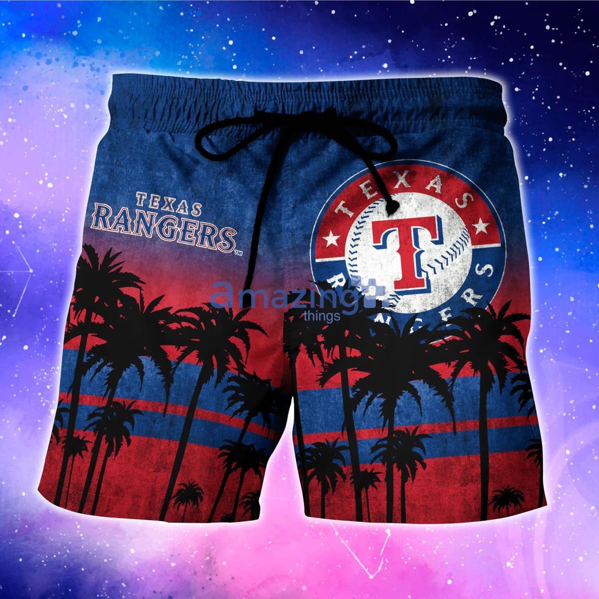 Texas Rangers MLB Sport Team Ultra Hawaiian Shirt and Short
