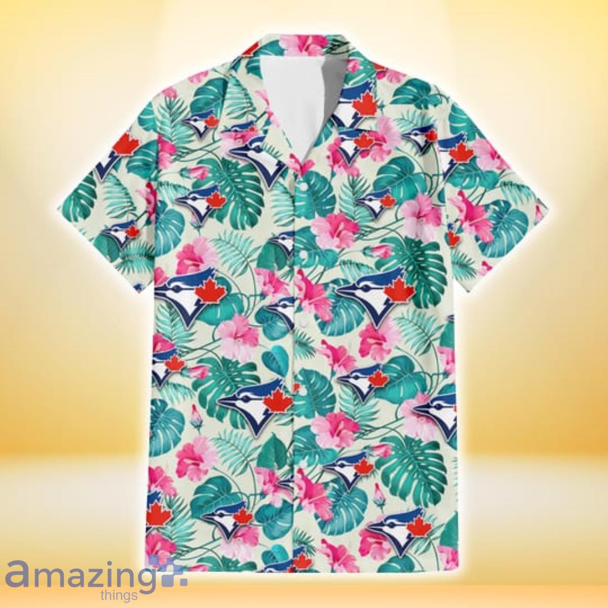 Toronto Blue.Jays Short-Sleeve Hawaiian Shirt For Men Summer Lover